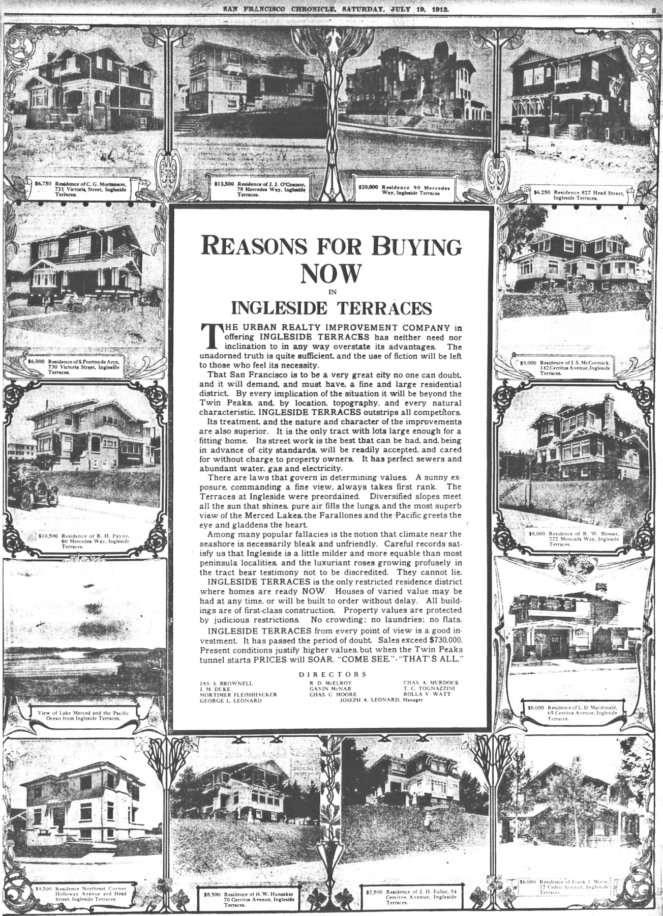 Newspaper Archives, Ingleside