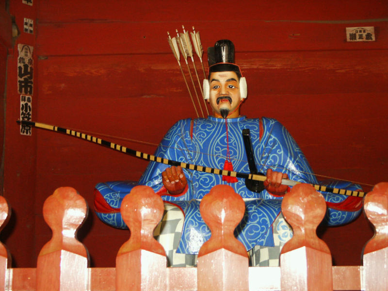 guardian of the Fuji shrine, Japan