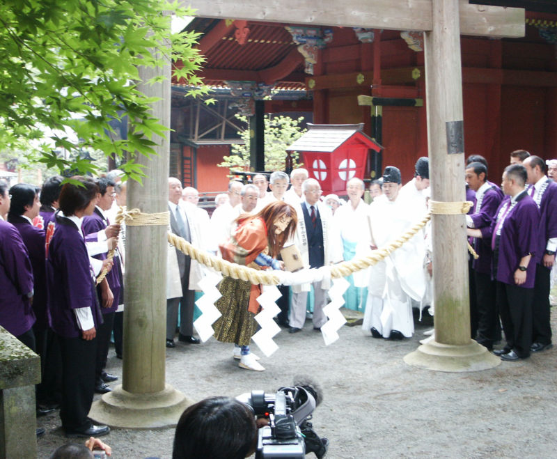 Tajikara no Mikoto, Mt. Fuji opening ceremony