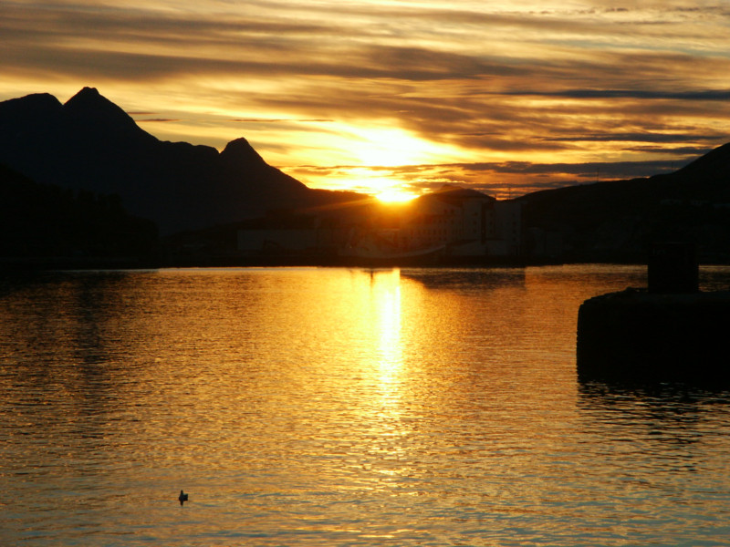 midnight sun, Bodo, Norway