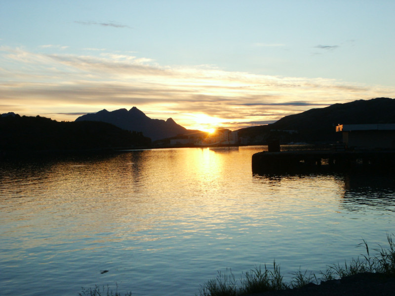 midnight sun, Bodo, Norway