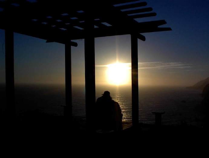 Ragged Point sunset 2, Big Sur