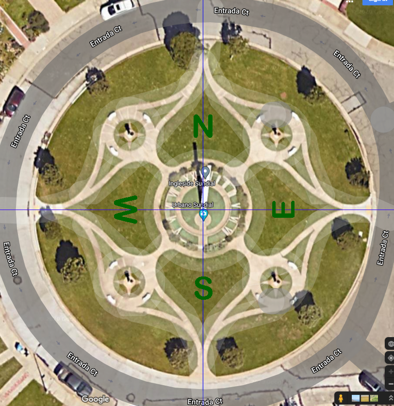 sundial geographic north