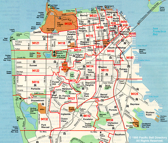 San Francisco zip codes